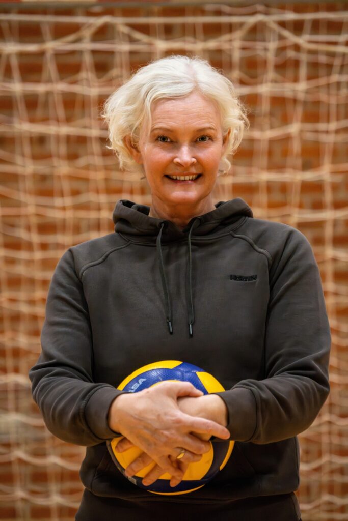 Lene Damsgaard , formand for volleyball afdelingen i SSF.