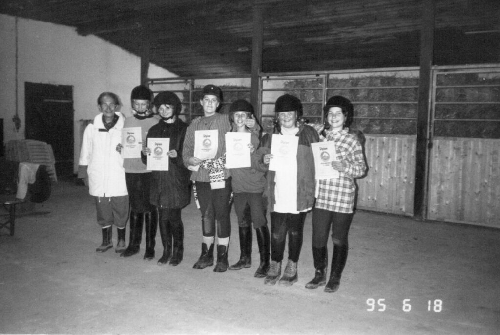 Maria Bording skabte sammen med en gruppe andre hesteglade lokale Åstrup Sportsrideklub tilbage i 1994