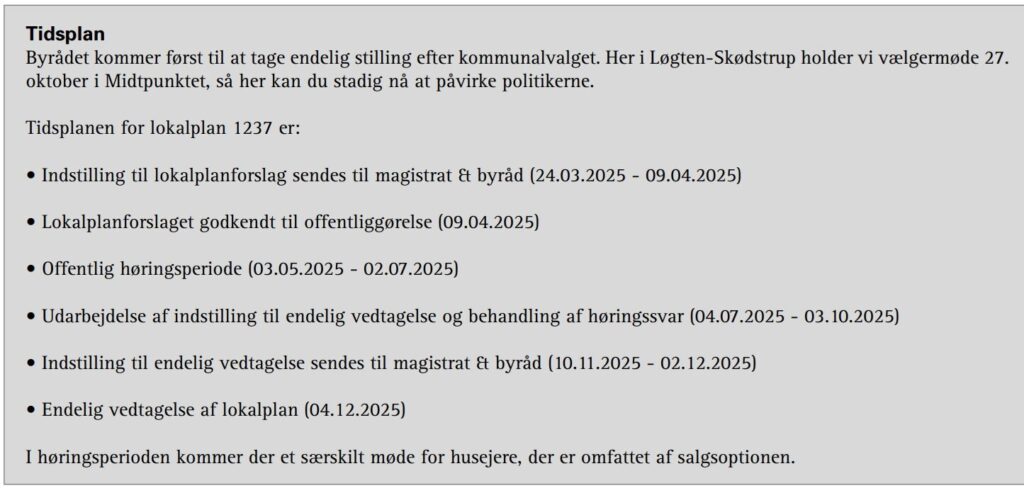 Tidsplan
