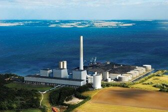 Det nuværende Studstrupværk - dog uden træpillesiloen