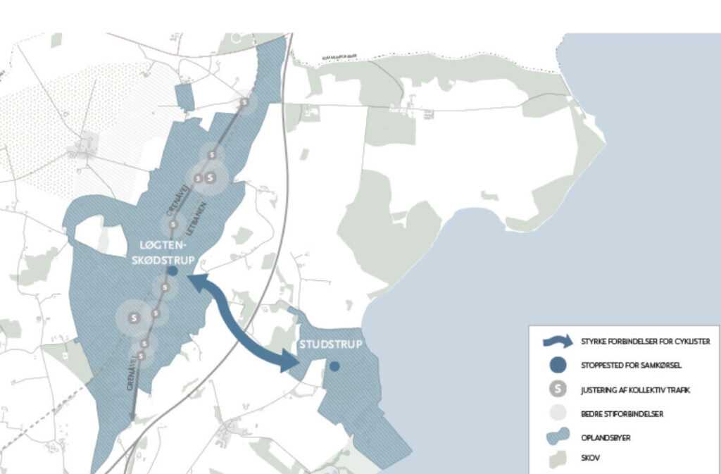 Kommuneplan-25, forbindelse til Studstrup.