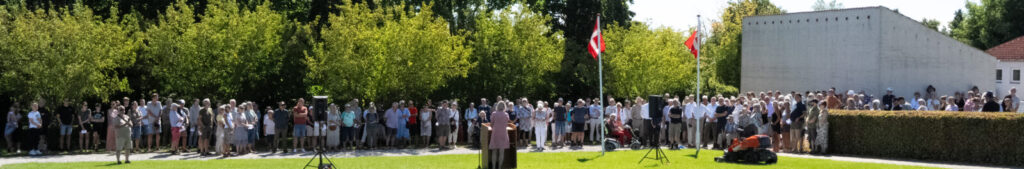 cirka 350 borgere deltog i åbningen af "Jernalderstien"
