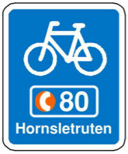 C80 er navnet på ”vores” supercykelsti, som går til Hornslet.